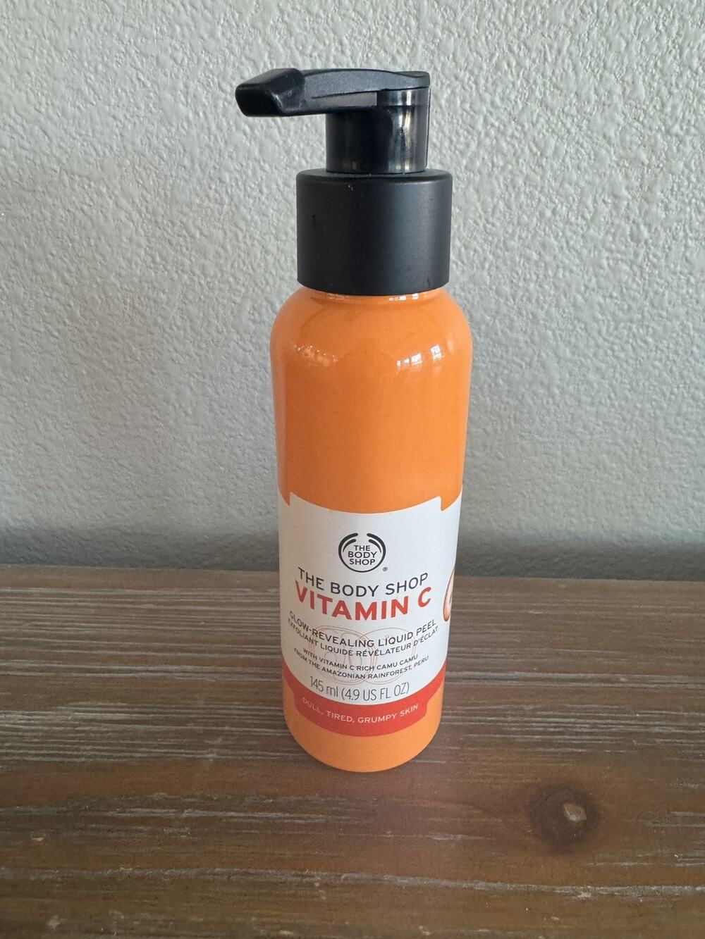 THE BODY SHOP VITAMIN C GLOW REVEALING LIQUID PEEL SIZE 4.9 FL OZ
